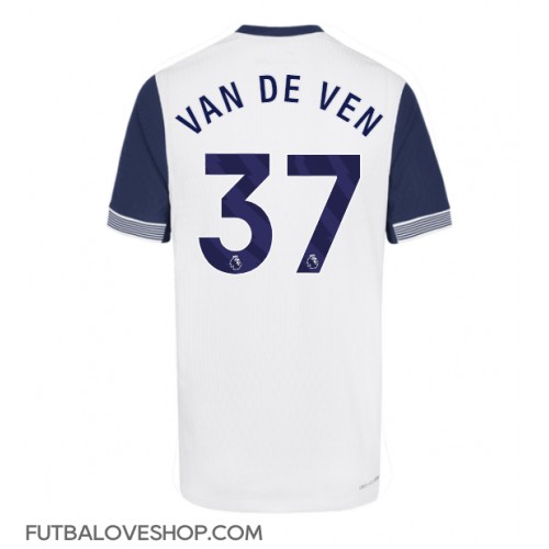 Dres Tottenham Hotspur Micky van de Ven #37 Domáci 2024-25 Krátky Rukáv